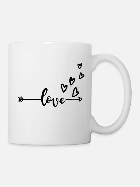 LOVE - Mug blanc - blanc