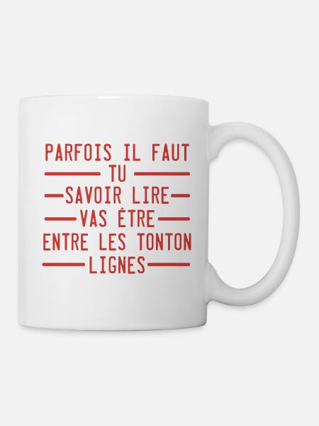 tu vas etre tonton anonce grossesse originale - Mug blanc - blanc