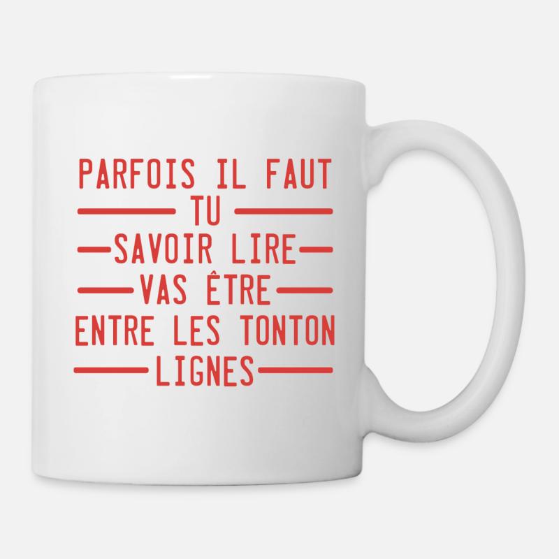 tu vas etre tonton anonce grossesse originale - Mug blanc - blanc