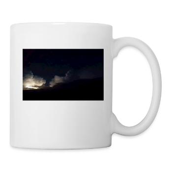 Thunderstorms at night - Mug - white - Right