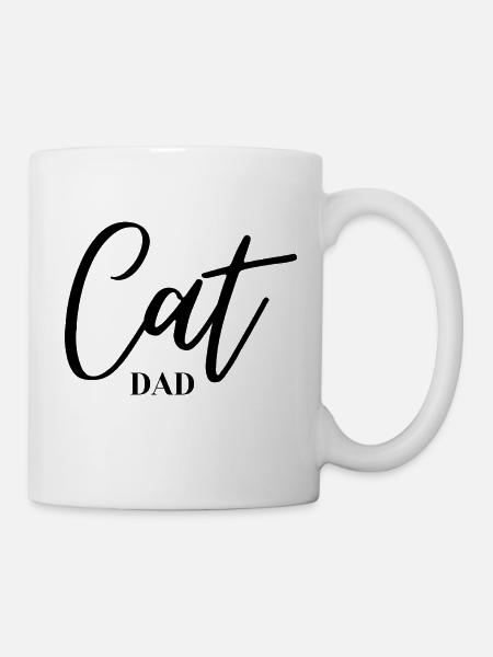Cat Dad - Tasse - Weiß