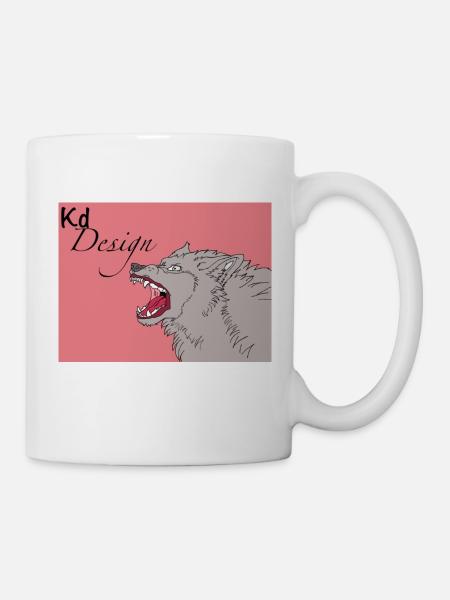Wild wolf design - Mug blanc - blanc