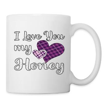 Valentinstag - Jahrestag - Verliebte Paare - Tasse - Weiß - Rechts