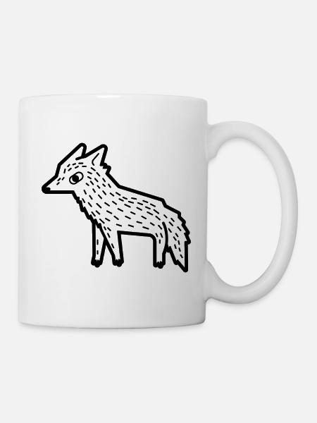 fox - Mug - white