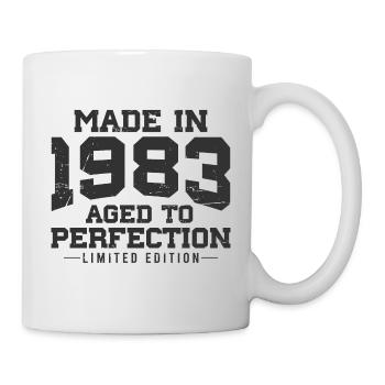 Born 1983 Birthday Vintage Gift - Mug - white - Right