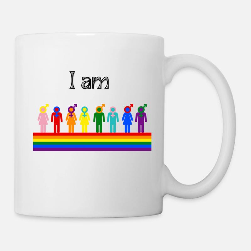 lgbtq - Tasse - Weiß