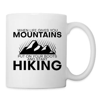 When Life Gives You Mountains - Mug - white - Right