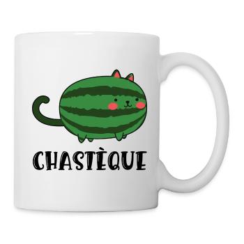 chastèque - Mug blanc - blanc - Droite