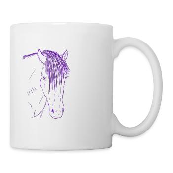 Horse Pink - Mug - white - Right