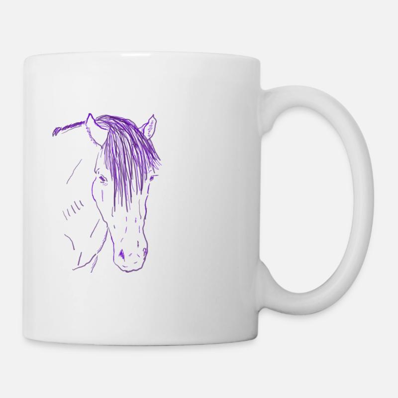 Horse Pink - Mug - white
