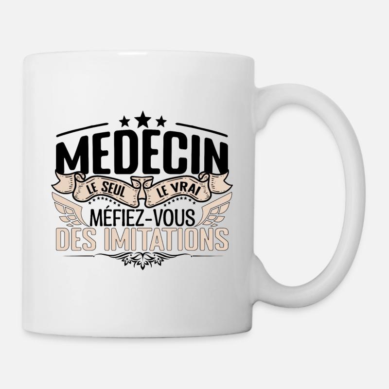 Médecin cadeau Médecin le vrai Médecin - Mug blanc - blanc