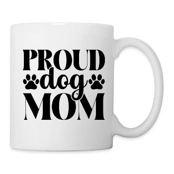 Proud Dog Mom - Mug - white - Right
