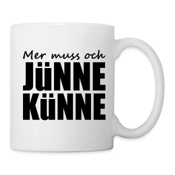 Kölsch - Dialekt - Spruch - Tasse - Weiß - Rechts