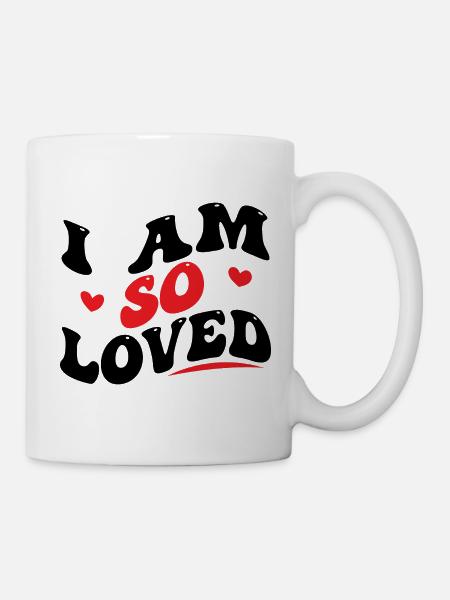 Je suis tellement aimé - Mug blanc - blanc