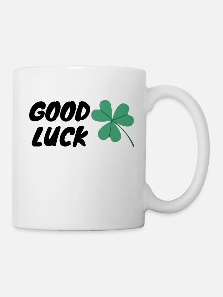 Good Luck - Tasse - Weiß