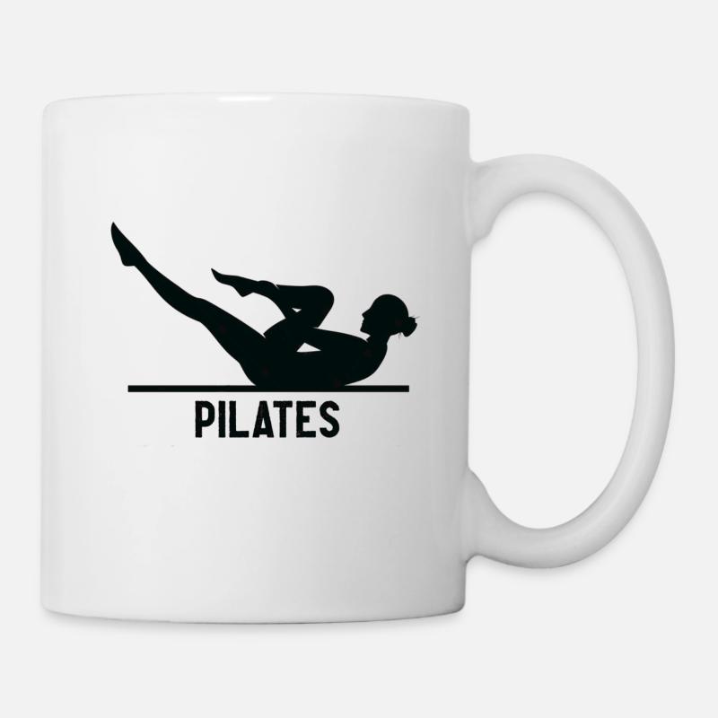 Pilates - Tasse - Weiß