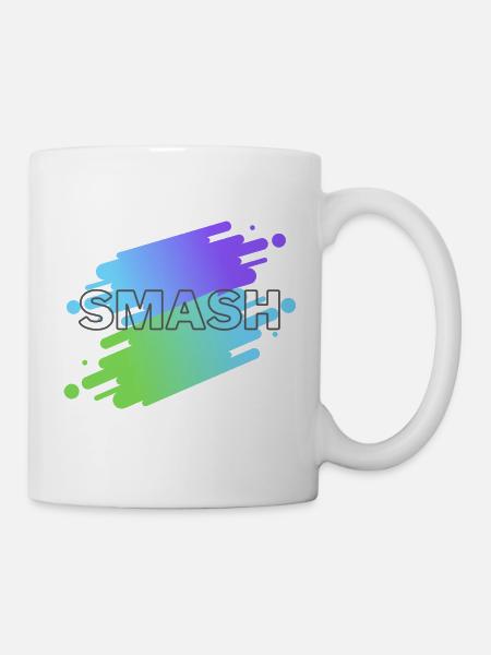 smash 1 - Tasse - Weiß
