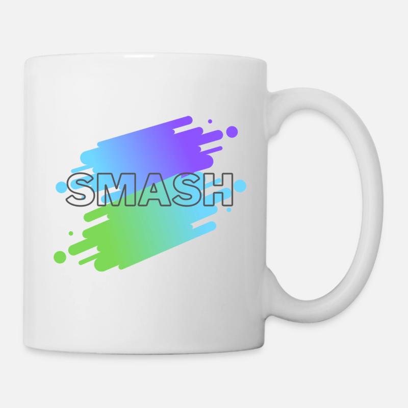 smash 1 - Tasse - Weiß