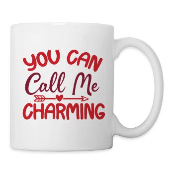 You Can Call Me Charming - Tasse - Weiß - Rechts
