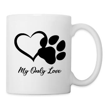 MY ONLY LOVE DOG PET - Tasse - Weiß - Rechts