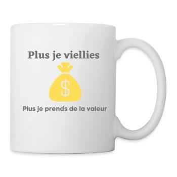 t-shirt original - Mug blanc - blanc - Droite