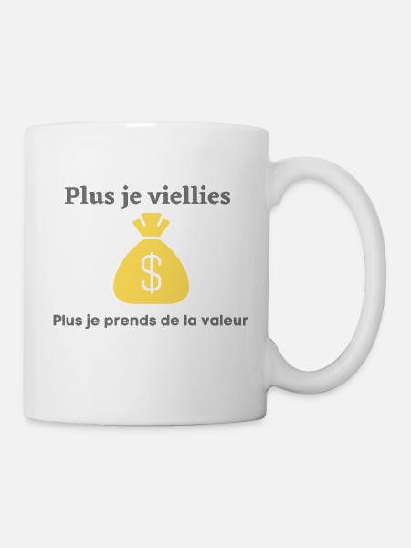 t-shirt original - Mug blanc - blanc