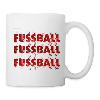 Fussball Fussball Fussball - Tasse - Weiß - Rechts