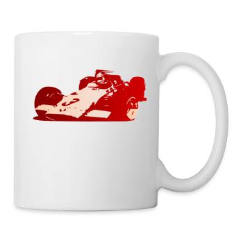 Red race car - Mug - white - Right