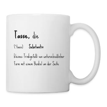 Tasse Duden - Tasse - Weiß - Rechts