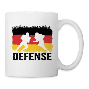 American Football Deutschland Defense - Tasse - Weiß - Rechts