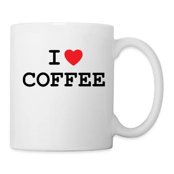 I love coffee - Mug - white - Right