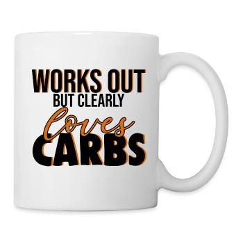 Fonctionne mais aime clairement les glucides 4 - Mug blanc - blanc - Droite