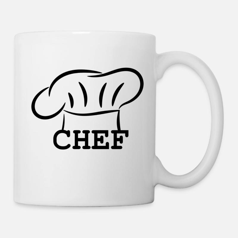 Chef - Chefkoch - Mug blanc - blanc