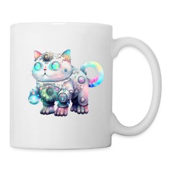 Kawaii Robot Cat - Mug - white - Right