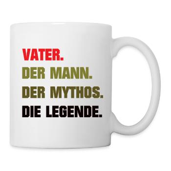 Vater - Tasse - Weiß - Rechts