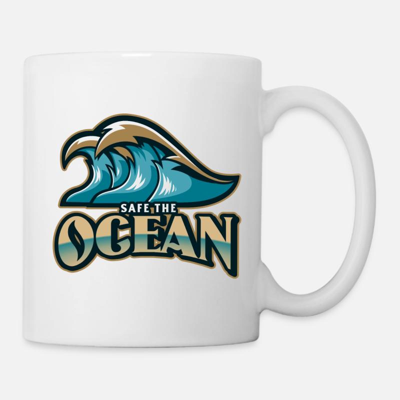 Safe the Ocean - Tasse - Weiß