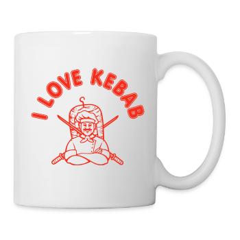 I love Kebab Grill - Mug - white - Right