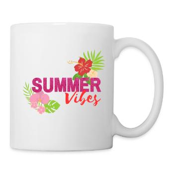 Summer Vibes - Tasse - Weiß - Rechts