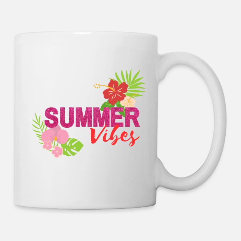 Summer Vibes - Tasse - Weiß
