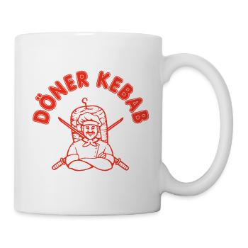 Döner Kebab Grill Döner - Tasse - Weiß - Rechts