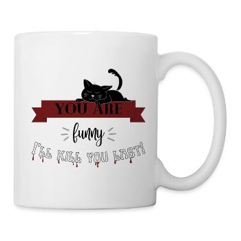 Design und Geschenk für Katzen- und Tierliebhaber - Tasse - Weiß - Rechts