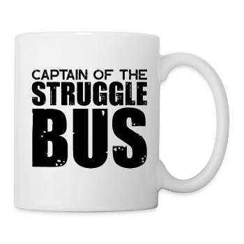 Capitaine du bus de lutte 5 - Mug blanc - blanc - Droite