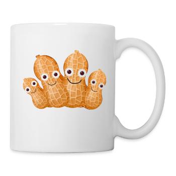 Nuts,Nut,Family,Family,Peanuts,Peanut - Mug - white - Right