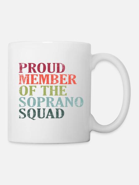 Fier membre de la Soprano Squad Vintage - Mug blanc - blanc