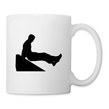 Dash parkour jump skill - Tasse - Weiß - Rechts