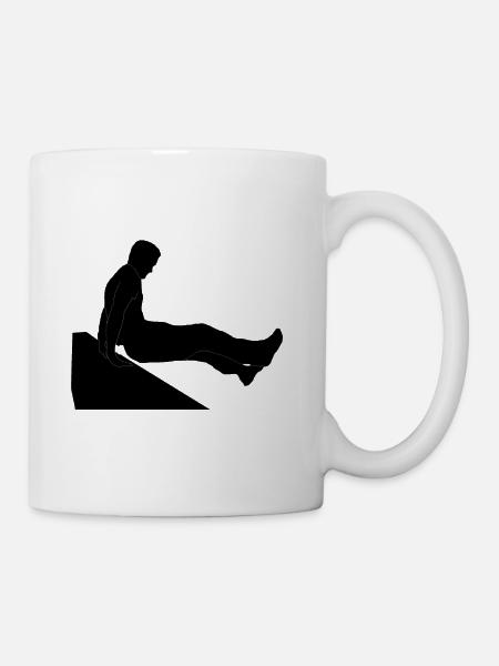 Dash parkour jump skill - Mug - white