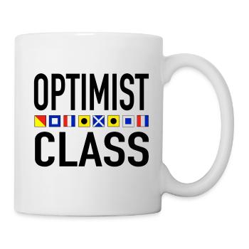Optimist - Tasse - Weiß - Rechts