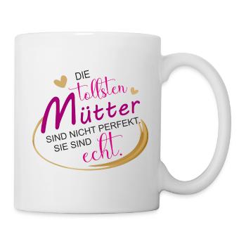 Tollste Mutter Mama Mütter Valentinstag - Tasse - Weiß - Rechts
