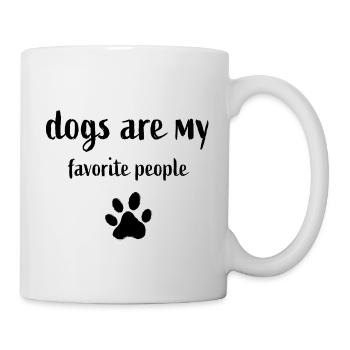 dogs - Tasse - Weiß - Rechts