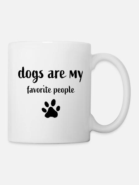 dogs - Tasse - Weiß